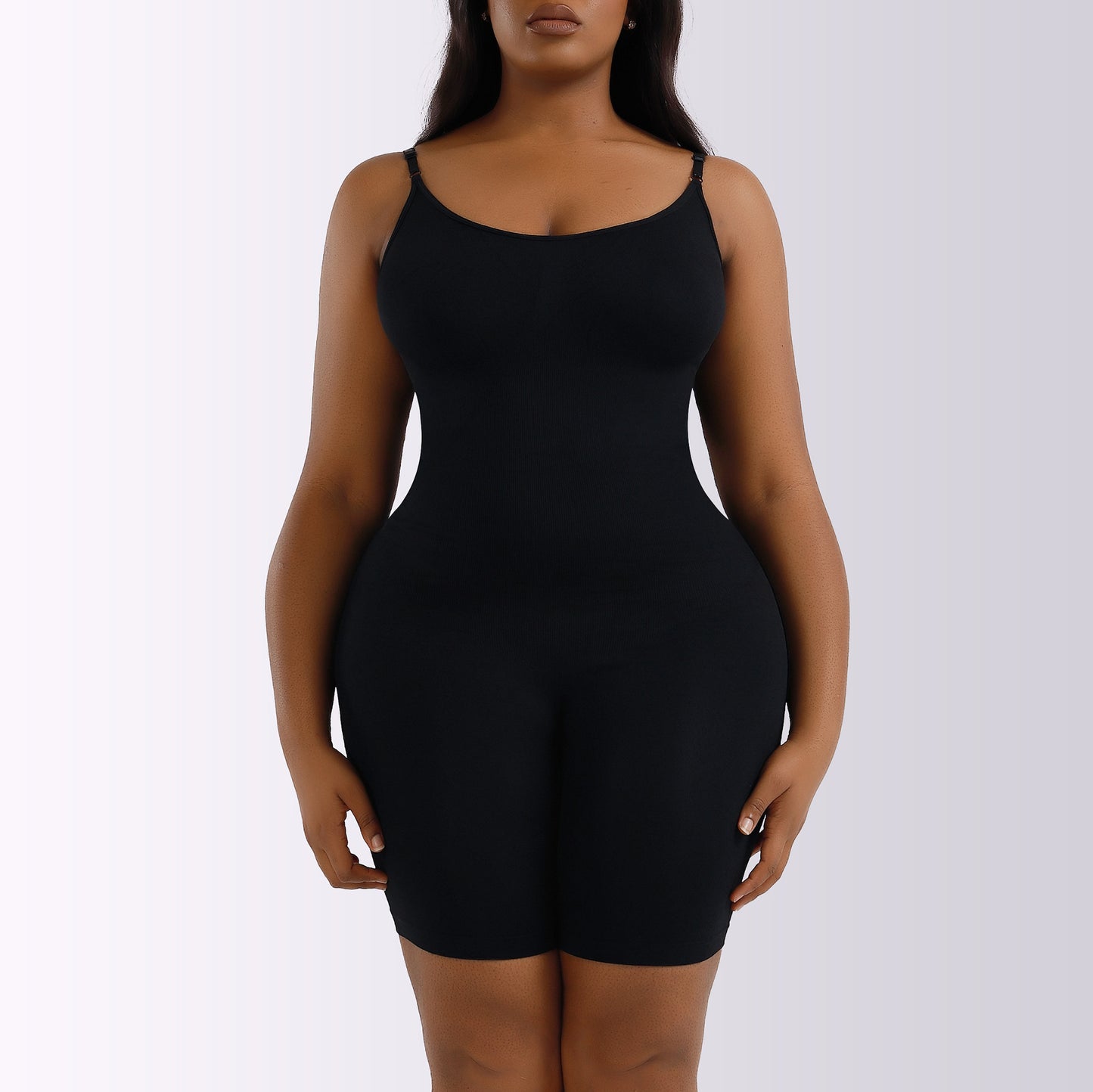 LVUBODY Bodysuit Mid Thigh Butt Lifter Body Shaper Shorts