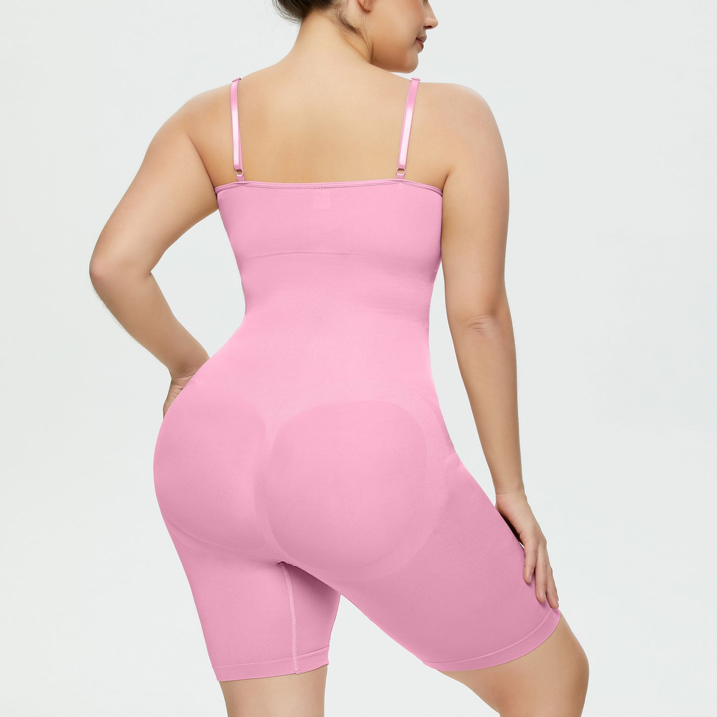 LVUBODY Bodysuit Mid Thigh Butt Lifter Body Shaper Shorts