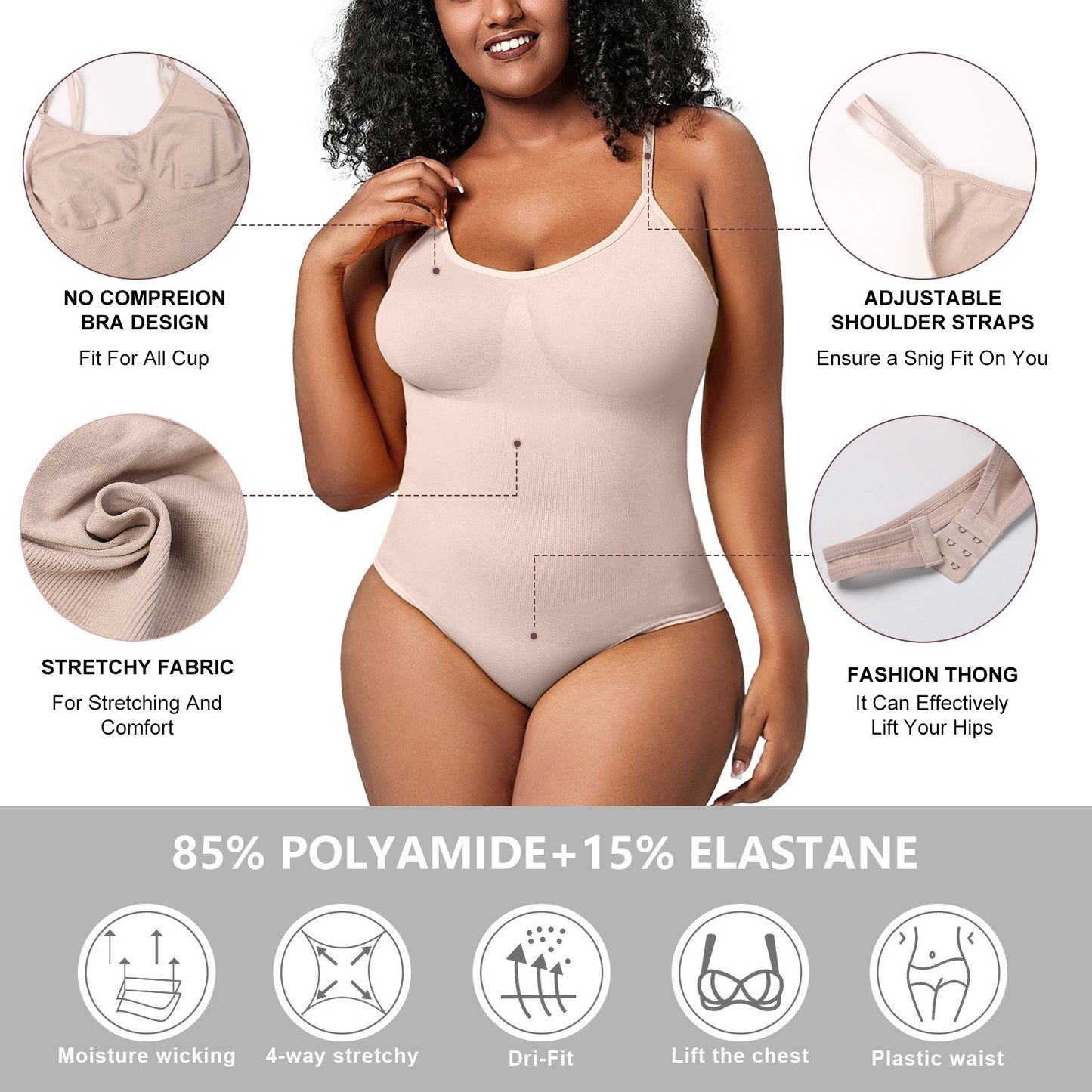 LVUBODY Shapewear for Women Seamless